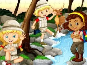 Camping Kids Jigsaw